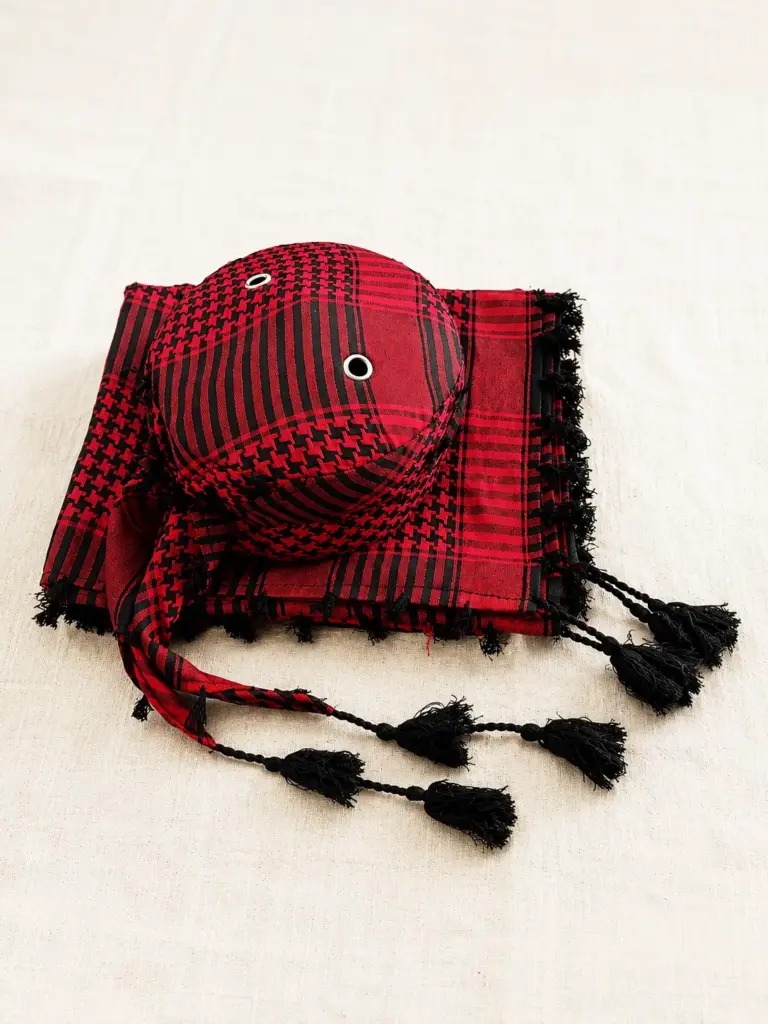 Katalog peci sorban mss arafat merah 2 set+sorban